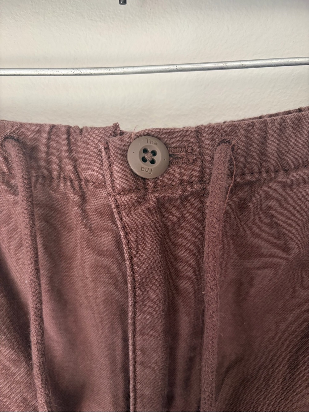 Aritzia TNA Cache Cargo Relaxed Cargo Pants in Brown - Size 2XS - Picture 4 of 6